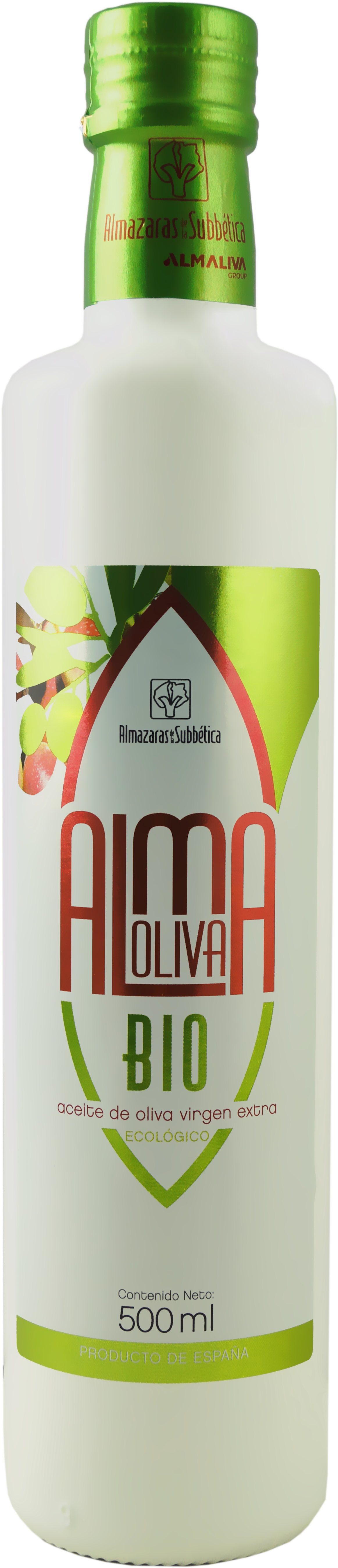 Almaoliva BIO Aceite de Oliva Virgen Extra 0,5l (Flasche) - Almazaras de la Subbetica