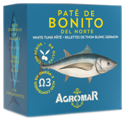 Agromar Paté Bonito del Norte - Weißer Thunfisch Pate (1 x 100g)