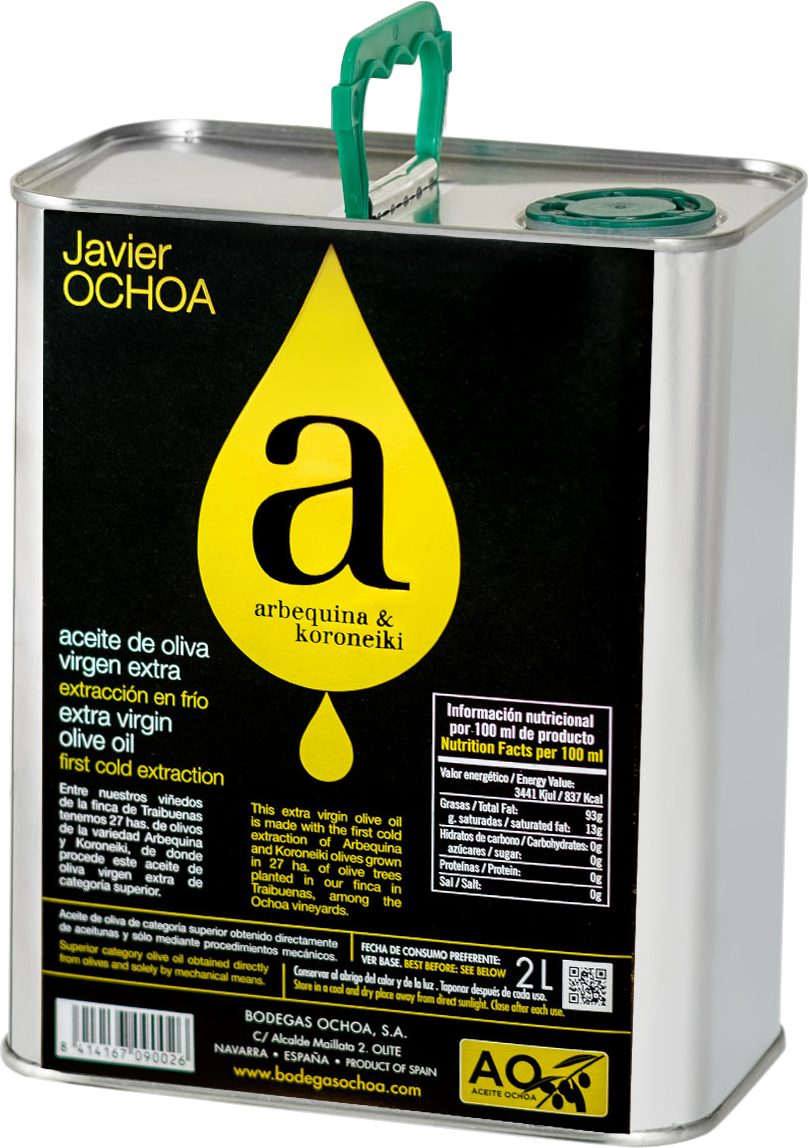 Javier Ochoa Olivenöl Virgen Extra BIO - 2l – Olivenöl aus Spanien