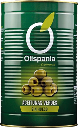 Olispania grüne Oliven ohne Stein netto 2200 gr