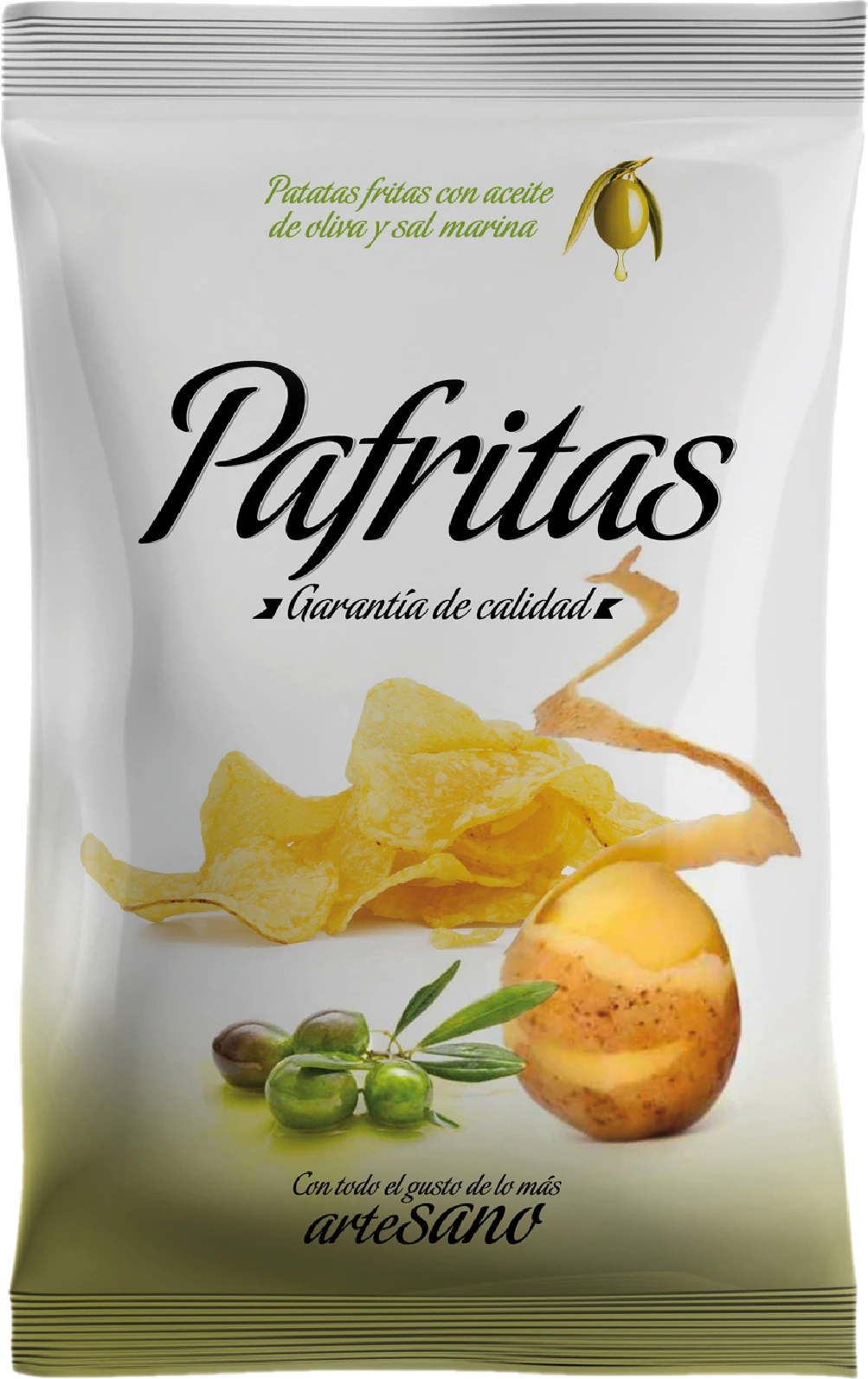 Pafritas Patatas fritas Sal Marina / Kartoffelchips mit Meeralz - 120g