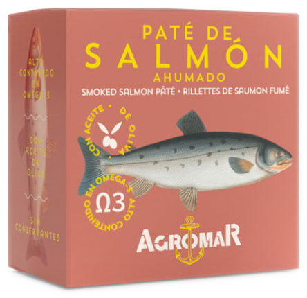 Agromar Paté de Salmon Ahumado - Räucherlachs Pate (1 x 100g)