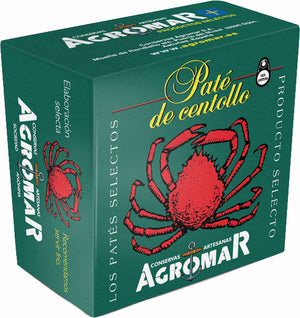 Agromar Paté de Centollo - Spinnenkrabbe Pate (1x100gr)