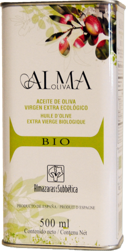 Almaoliva BIO Aceite de Oliva Virgen Extra 0,5l (Dose) - Almazaras de la Subbetica