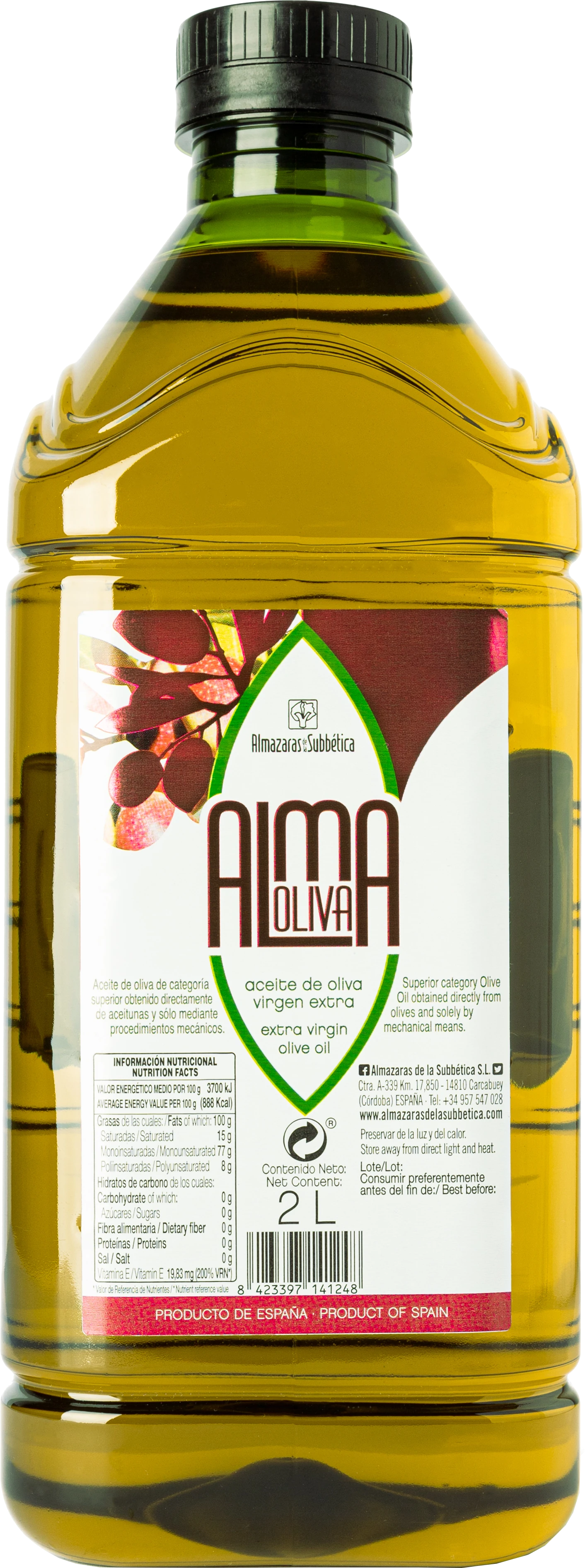 Almaoliva Selección Aceite de Oliva Virgen Extra 2l - Almazaras de la Subbetica