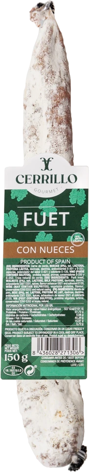 Cerrillo Fuet con Nueces (Wallnuss) 150 gr