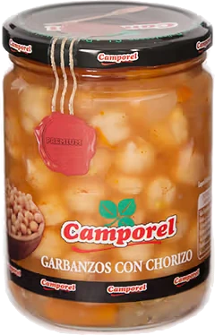 Camporel Garbanzos con Chorizo / Kichererbsen mit Chorizo - 420g