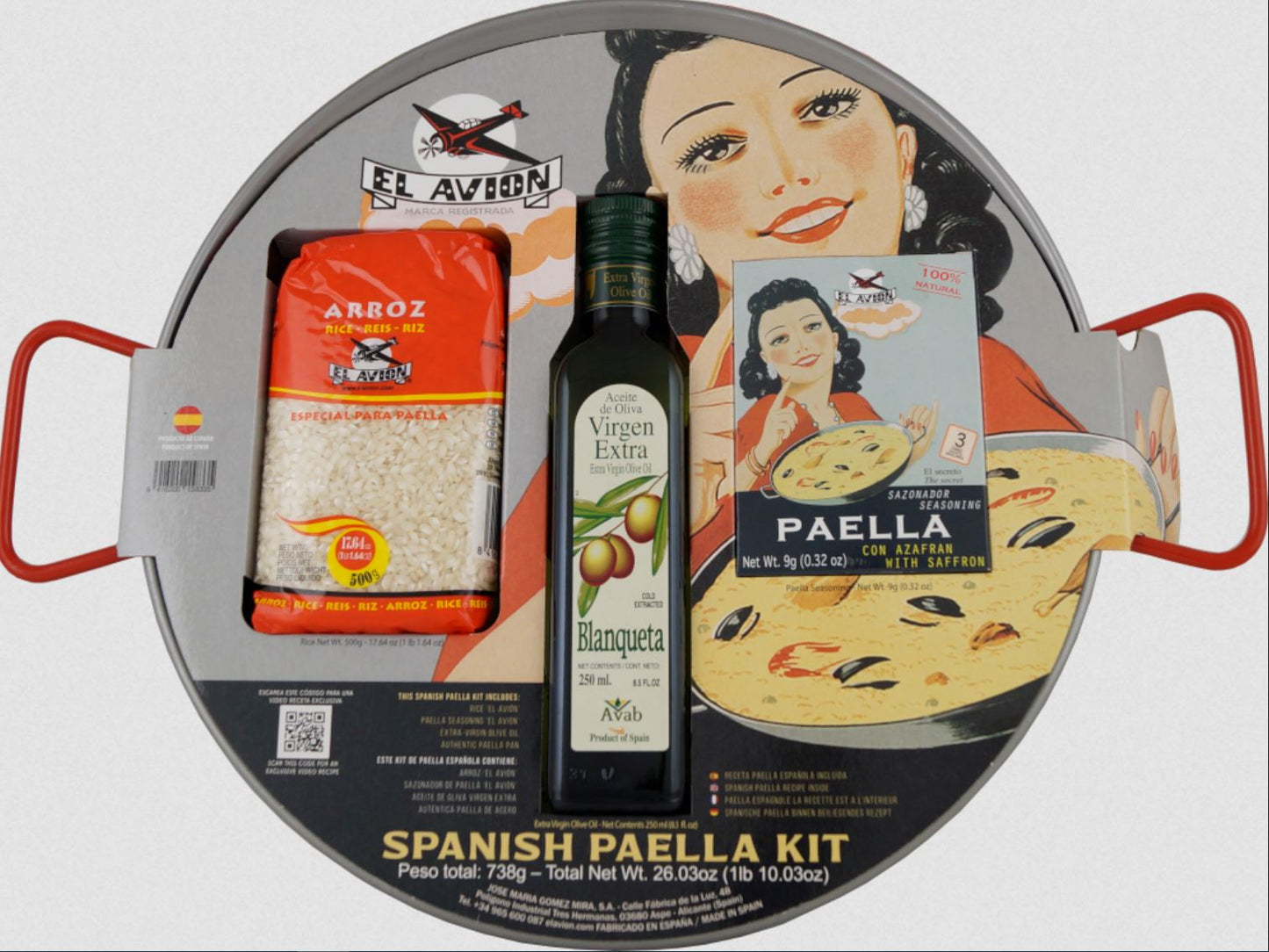 Paella Kit für 6 Portionen - El Avión